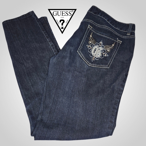 Guess Denim - Guess Dark Blue Skinny Jeans